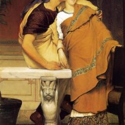 High-Resolution Print Inspired by Sir Lawrence Alma-Tadema's 'The Honeymoon' (1868) - An Affordable Art Choice from Dafen Village for Lovers of Romantic Genre Paintings