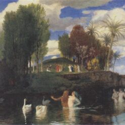 Symbolic Wall Art INSPIRED BY Böcklin’s The Island of Life, 1888 Creation