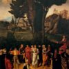 High - Quality Replica of Giorgione's 1505 'The Judgement of Solomon' - High Renaissance Religious Oil Painting on Canvas by Dafen Village Studio