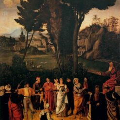 High - Quality Replica of Giorgione's 1505 'The Judgement of Solomon' - High Renaissance Religious Oil Painting on Canvas by Dafen Village Studio