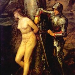 Magnificent Hand - Painted Replica of John Everett Millais' "The Knight Errant" (1870) - High - Quality Romantic Literary Oil Painting from Dafen Village Studios for Art Lovers Searching for Classic Masterpieces on Google