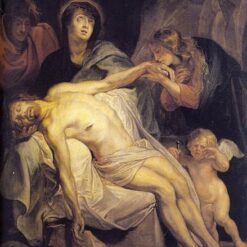 Dafen Village Hand-Painted “The Lamentation” INSPIRED BY Anthony van Dyck's 1618 - 1620 Baroque Religious Masterpiece for Art Lovers