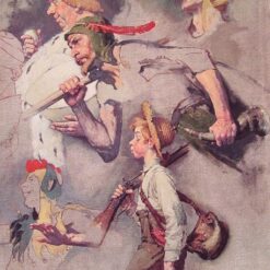 Dafen Village's Authentic - looking Replica of Norman Rockwell's 1934 'The Land of Enchantment' - A Valuable Collectible for Regionalism Art Lovers