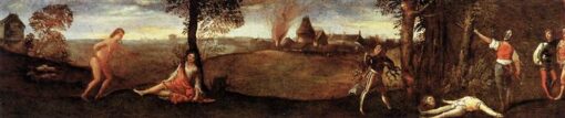 The Legend of Polydorus Inspired by Titian – High Renaissance Mythological Oil Painting from Da Fen Village Studio