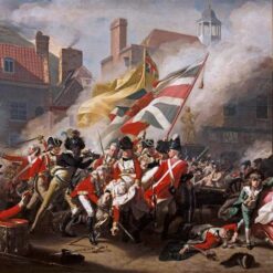 Dafen Village Hand-Painted Oil Masterpiece: The Major Peirson's Death INSPIRED BY John Singleton Copley’s 1782 - 1784 Romantic Battle Painting from Jersey Heritage