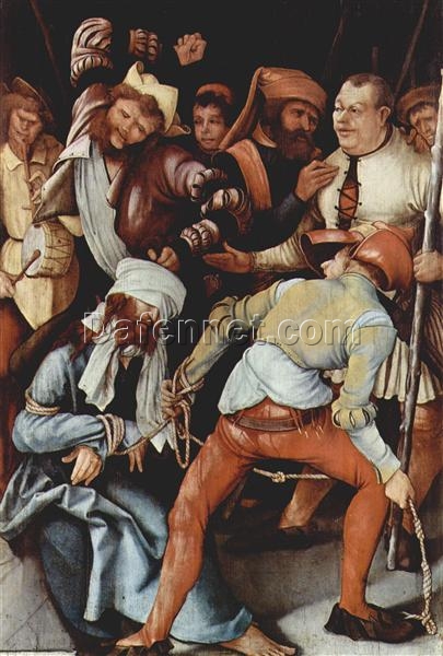Customizable Oil Painting Inspired by Matthias Grünewald’s ‘The Mocking of Christ’ – Dafen Village’s Special Offer