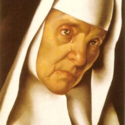 The Mother Superior" – Tamara de Lempicka Inspired Oil Painting | Art Deco Portrait