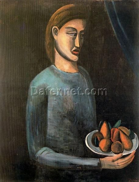 Expressionist ‘The Offering’ Inspired Hand – Painted Oil Painting by Dafen Village Studio – A Dramatic Artwork for Art Enthusiasts