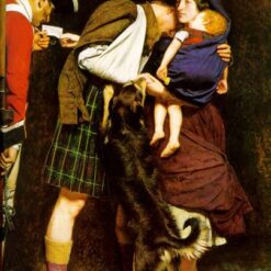 Striking Hand - Painted Replica of John Everett Millais' "The Order of Release" (1852 - 1853) - High - Quality Romantic Genre Oil Painting from Dafen Village Studios for Art Aficionados Searching for Historic Masterpieces on Google