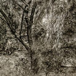 Authentic - Looking Reproduction of Lucian Freud's 'The Painter's Garden' - Handmade Expressionist Landscape Oil Painting by Dafen Village Artisans