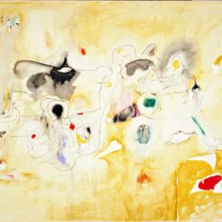 Exquisite Handmade Oil Painting on Canvas Inspired by Arshile Gorky's 1947 Surrealist Abstract 'The Plough and the Song' for Art Connoisseurs and Museum - Quality Collections