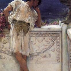 Customizable Oil Portrait Inspired by Alma - Tadema's The Poet Gallus Dreaming - Handmade in Dafen Village