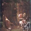 Authentically Rendered 1857 'The Quarry' by Gustave Courbet - Realist Oil Canvas Genre Painting, Capturing the Spirit of MFA Boston's Original