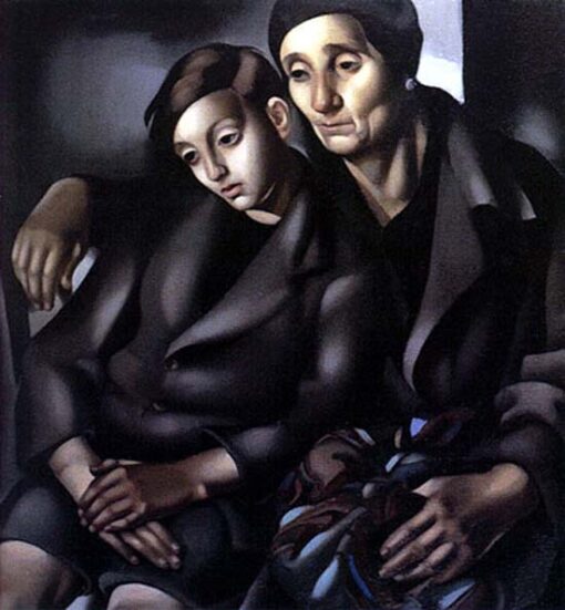 The Refugees” – Powerful Art Deco Portrait by Tamara de Lempicka (1937)