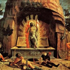 Dramatic Hand - Painted Oil Painting Inspired by Andrea Mantegna's "The Resurrection" - Dafen Village's Artistic Rendition