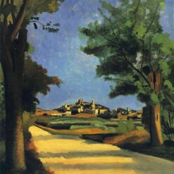 High - Quality Reproduction of Andre Derain's 1932 Post - Impressionist Landscape 'The Road', Exclusive from Dafen Village's Premier Studios