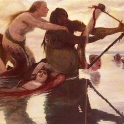 Captivating Symbolist Seascape INSPIRED BY Böcklin’s The Sea