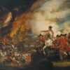Exquisite Dafen Village-Crafted Oil Painting: The Siege and Relief of Gibraltar INSPIRED BY John Singleton Copley’s 1783 Timeless Romantic Work