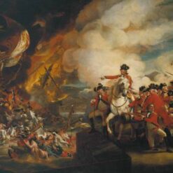 Exquisite Dafen Village-Crafted Oil Painting: The Siege and Relief of Gibraltar INSPIRED BY John Singleton Copley’s 1783 Timeless Romantic Work