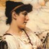 Custom - made Oil Painting of 'The Siesta' in the Vein of John William Godward's 1895 Neoclassical Style, Created in Dafen Village for Home Decor Enthusiasts Looking for a Peaceful Neoclassical Accent for Their Reading Nooks