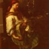 Hand - Painted Realist Genre Painting "The Sleeping Seamstress" INSPIRED BY Jean - Francois Millet - Exquisitely Crafted by Dafen Village Artisans