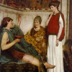 Customizable Oil Painting on Canvas INSPIRED BY Alma-Tadema's "The Soldier of Marathon" - Handmade in Dafen Village