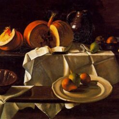 Hand - Painted Neoclassical Still Life with Pumpkin INSPIRED BY Andre Derain (1939), Created by Dafen Village Artisans