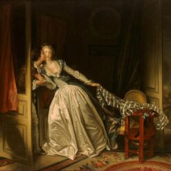 Collector's Treasure: Dafen Village's “The Stolen Kiss” Inspired Rococo Genre Oil Painting