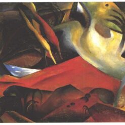 Dafen Village Presents: August Macke's 'The Storm' (1911) Reproduction - Expressionist Landscape Oil on Canvas for Art Collectors