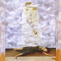 Custom Oil Painting Inspired by Frida Kahlo’s The Suicide of Dorothy Hale – Hand-Painted Naïve Art Reproduction from DaFen Village Studio | Symbolic Mexican Fine Art for Home and Office Décor