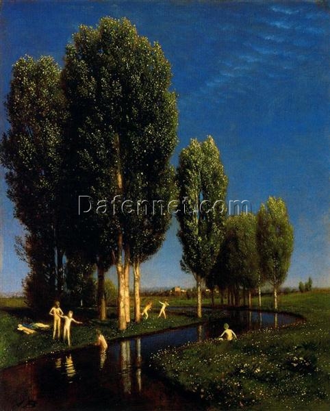 Symbolic Wall Art INSPIRED BY Böcklin’s The Summer’s Day, 1881 Creation