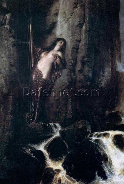 Symbolic Wall Decor INSPIRED BY Böcklin’s The Surf, 1883 Creation