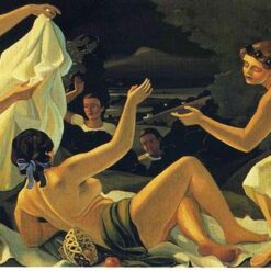High - Quality Reproduction of Andre Derain's 1938 Neoclassical Nude Painting 'The Surprise', Exclusive from Dafen Village's Premier Studios