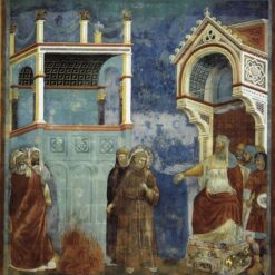The Trial by Fire" by Giotto – Proto Renaissance Fresco in the Basilica of St. Francis