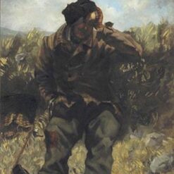 Exquisite Dafen Village Replica of Gustave Courbet's 'The Vagabond' - Ideal for Romanticism Art Lovers and Portrait Enthusiasts Seeking Grandeur