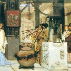 High - Resolution Print Inspired by Sir Lawrence Alma - Tadema's 'The Vintage Festival' (1871) - An Affordable Art Option from Dafen Village for Fans of Romantic Genre Paintings