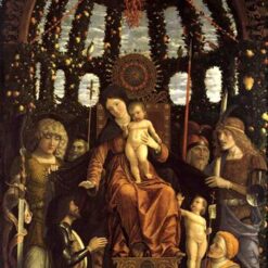 Magnificent Hand - Painted Oil Painting Inspired by Andrea Mantegna's "The Virgin of Victory" - Dafen Village's Artistic Triumph