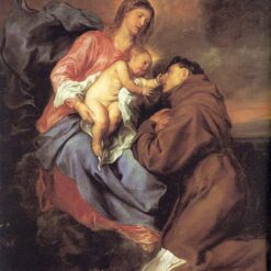 Baroque Splendor - “The Vision of St Anthony” Inspired Oil Canvas Painting Crafted by Dafen Village Artists