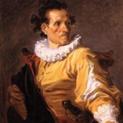 Collector's Gem: Dafen Village's “The Warrior” Inspired High-Quality Rococo Portrait Oil Painting