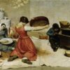 Gustave Courbet's 'The Wheat Sifters': Realistic Style Hand-painted Oil Canvas Replica - Perfect for Creating an Atmosphere of Rural Authenticity