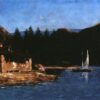 High-Definition Print Inspired by Gustave Courbet's 'The White Sail' (1877) - An Affordable Gateway to Realist Maritime Landscape Art from Dafen Village