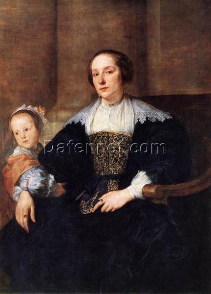 Munich Gallery – Style Reproduction: The Wife and Daughter of Colyn de Nole INSPIRED BY Anthony van Dyck