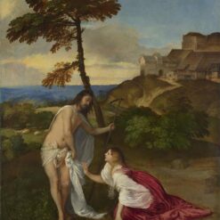 Do Not Touch Me (Noli me Tangere) Inspired by Titian – High Renaissance Religious Oil Painting from Da Fen Village Studio