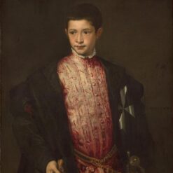 Titian’s Portrait of Ranuccio Farnese – 1542 Mannerist Oil Painting on Canvas
