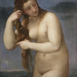 Venus Anadyomene Inspired by Titian – High Renaissance Mythological Oil Painting from DaFen Village Studio