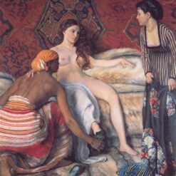 Hand-Painted Impressionist Nude Painting "Toilet" INSPIRED BY Frederic Bazille (1869 - 1870) - Exquisitely Crafted by Dafen Village Artisans for Art Connoisseurs