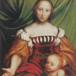 Exquisite 'Venus and Amor' Inspired Northern Renaissance Mythological Oil Painting on Wood - Hand - painted by Dafen Village Studio