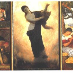 Symbolist Mythological Oil INSPIRED BY Böcklin’s Venus Genitrix, 1895 Masterpiece