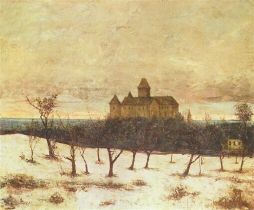 High-Resolution Print Inspired by Gustave Courbet’s ‘View of Neuenburger’ (c.1875) – An Affordable Way to Adorn Your Space with Realist Landscape Art from Dafen Village