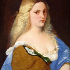 Violante Inspired by Titian – High Renaissance Portrait Oil Painting from DaFen Village Studio
